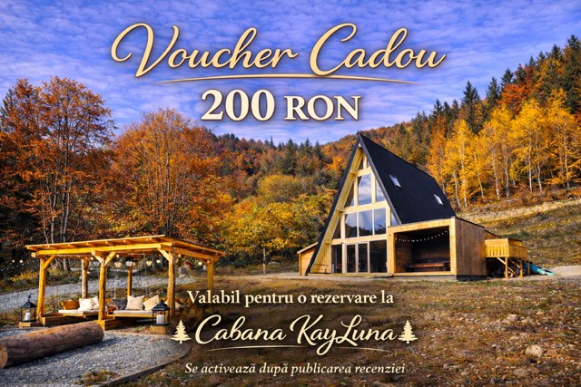 Voucher cadou Cabana KayLuna pentru cazare in Apuseni